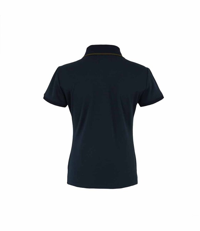 Indian maharadja Kadiri Women Pique Polo Navy