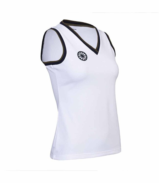 Indian maharadja Kadiri Women Pique Tank White