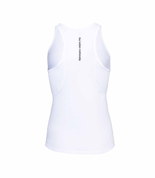 Indian maharadja Women Performence Tanktop White