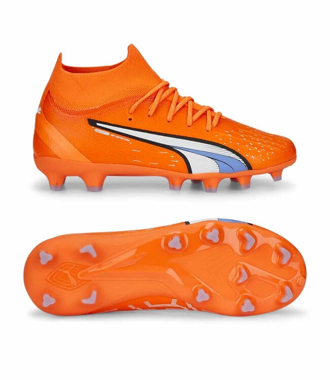 Puma Ultra Pro FG/AG Jr Orange/White/Blue