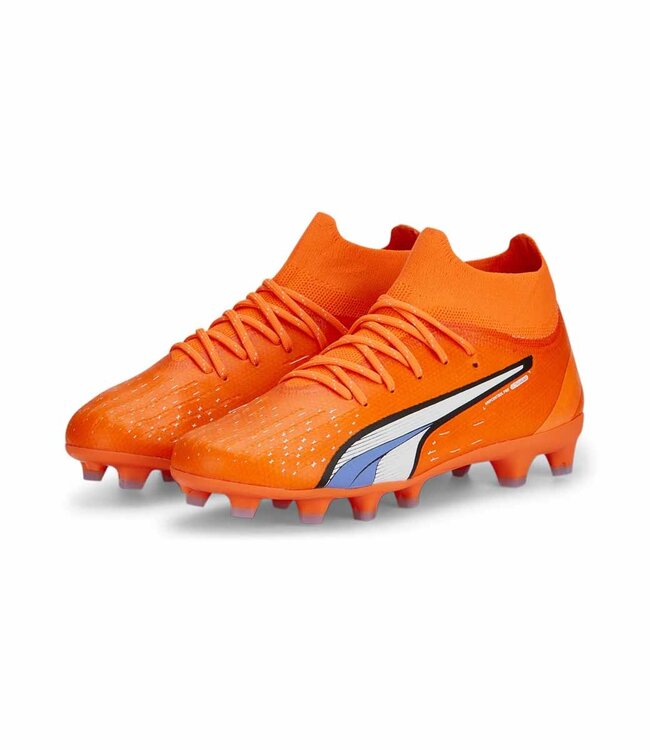Puma Ultra Pro FG/AG Jr Orange/White/Blue