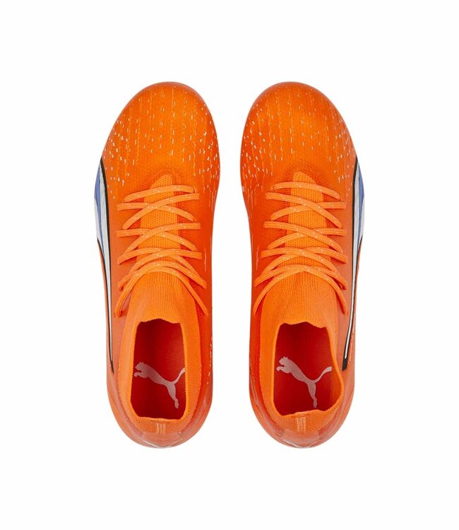 Puma Ultra Pro FG/AG Jr Orange/White/Blue