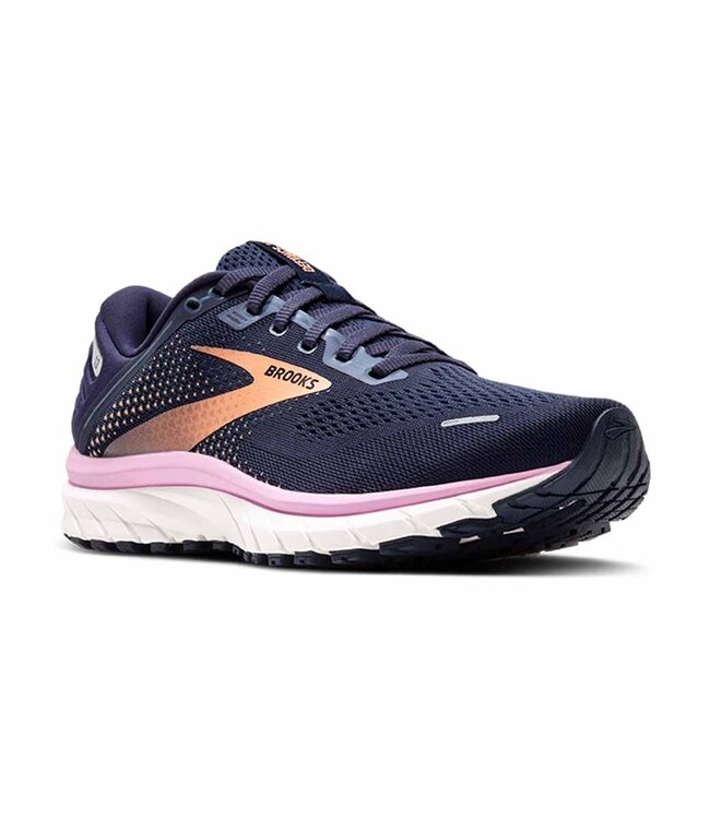 Brooks Defyance 13 narrow/2A Women Peacoat/Papaya/Orchid