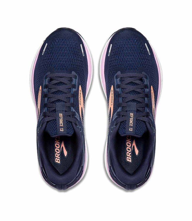 Brooks Defyance 13 narrow/2A Women Peacoat/Papaya/Orchid