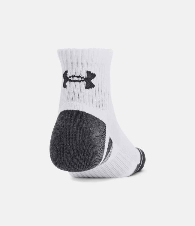Under Armour Performance Cotton Unisex Quarter Socks 3-pack