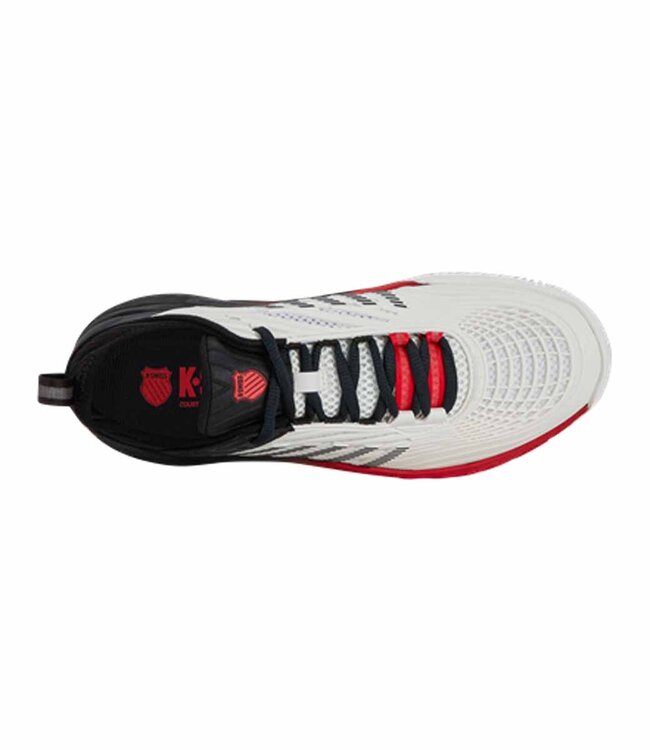 K-Swiss Hypercourt Supreme 2 HB M White/Dress Blue/Red