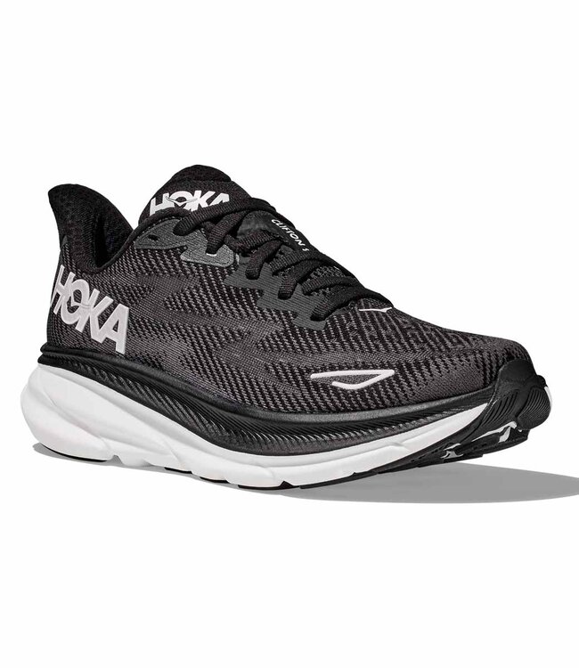 Hoka one one M Clifton 9 wide Black/White