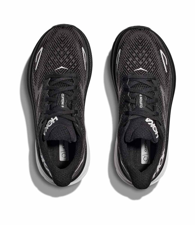 Hoka one one M Clifton 9 wide Black/White