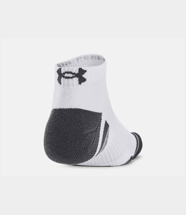 Under Armour Performance Tech Unisex Low Cut Socks 3-pack White