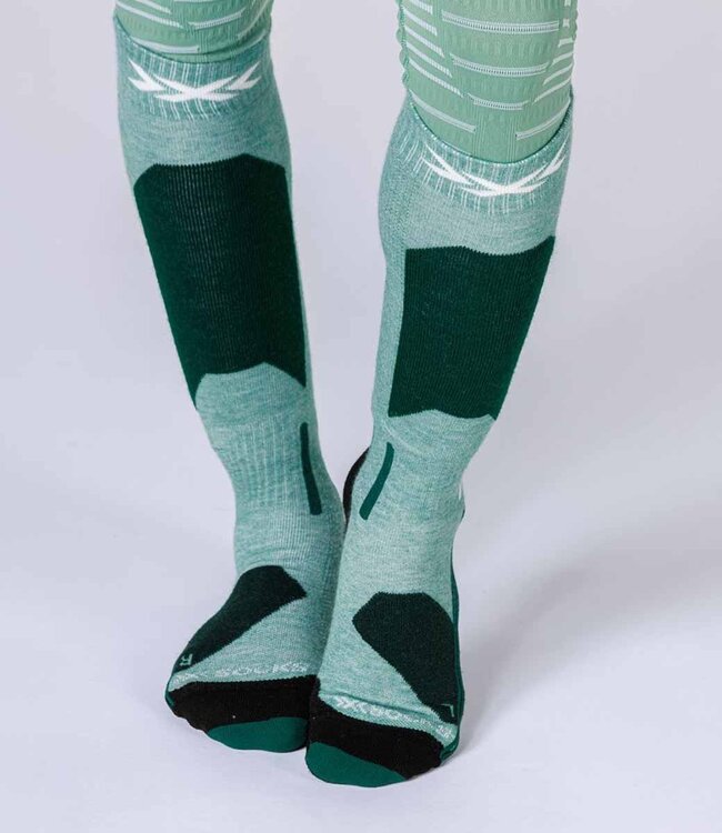 X-Socks Ski Discover dames Sage Green/English Lawn