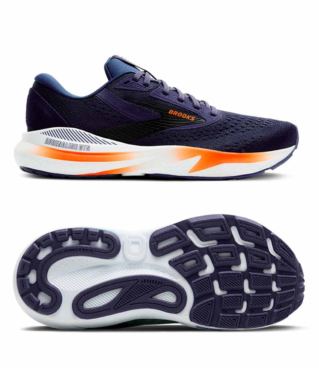 Brooks | Adrenaline GTS 24 Men Peacoat/Orange/White - VS sport