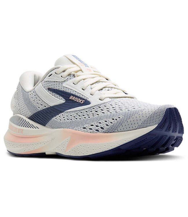Brooks Adrenaline GTS 24 wide Women Grey/Blue Ribb/Peach