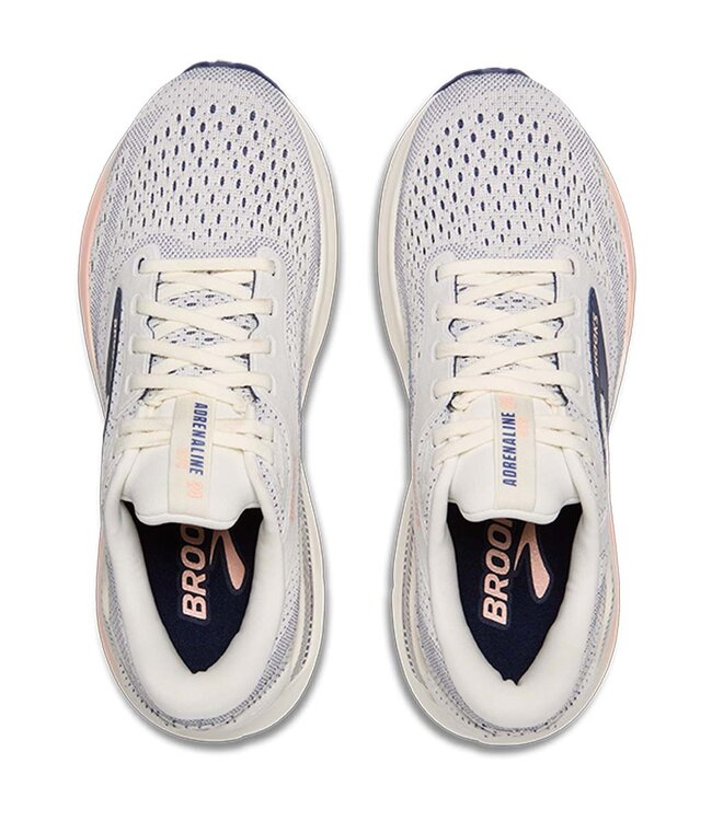 Brooks Adrenaline GTS 24 wide Women Grey/Blue Ribb/Peach