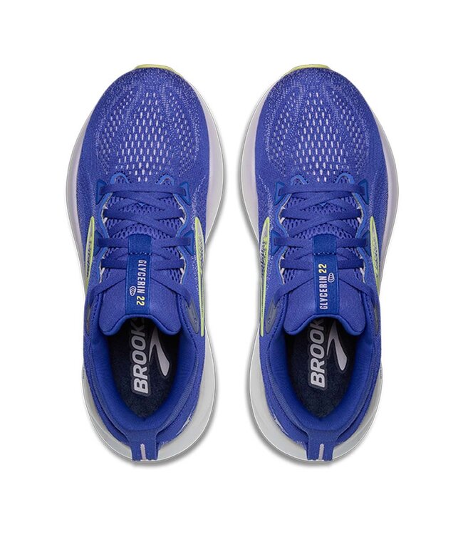 Brooks Glycerin 22 Women Amparo Blue/Hyper Iris/Yellow