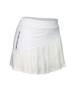 Indian maharadja Women Pleated Skirt Bright  White