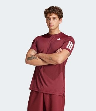 Adidas Club 3STR Tee Bordeaux