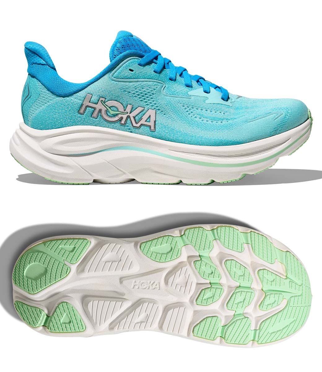 Hoka one one Women Clifton 10 Sky/White Hardloopschoen Dames