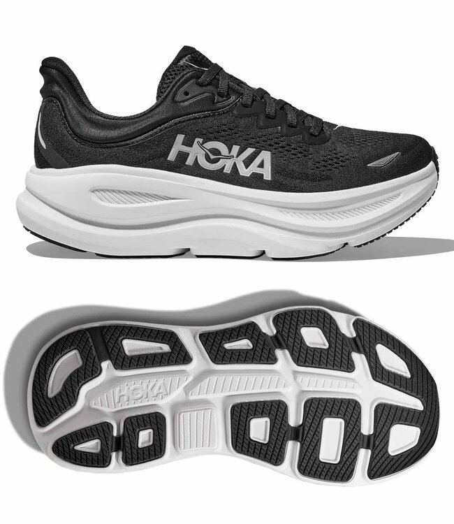Hoka one one W Bondi 9 Wide Black White