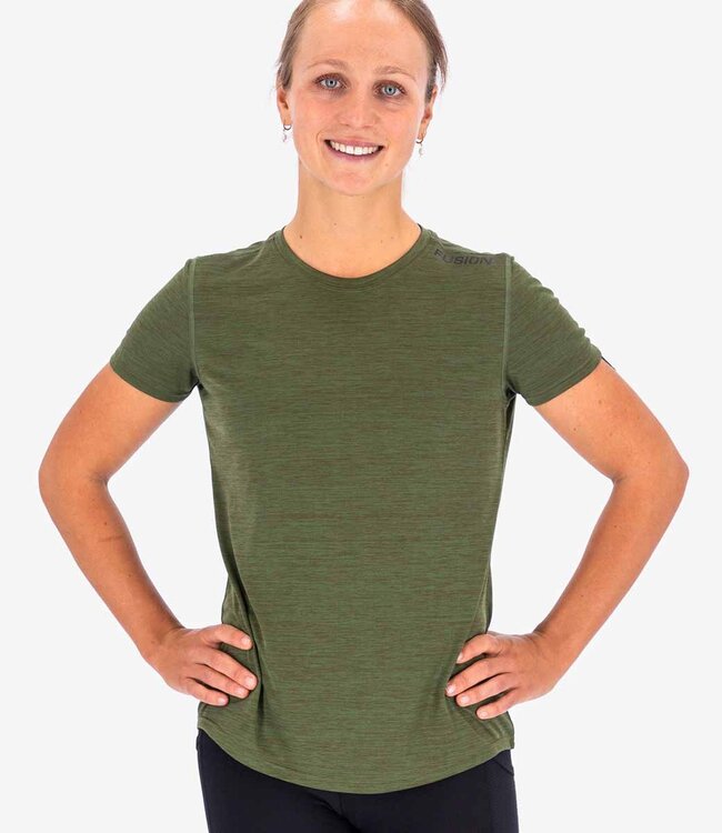Fusion Women C3 T-Shirt Green