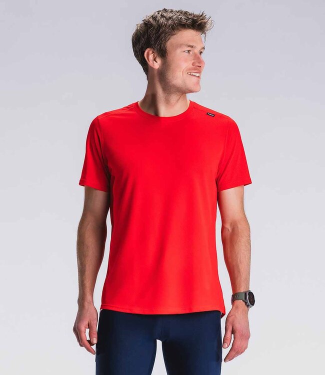 Fusion Mens Run T-Shirt Red