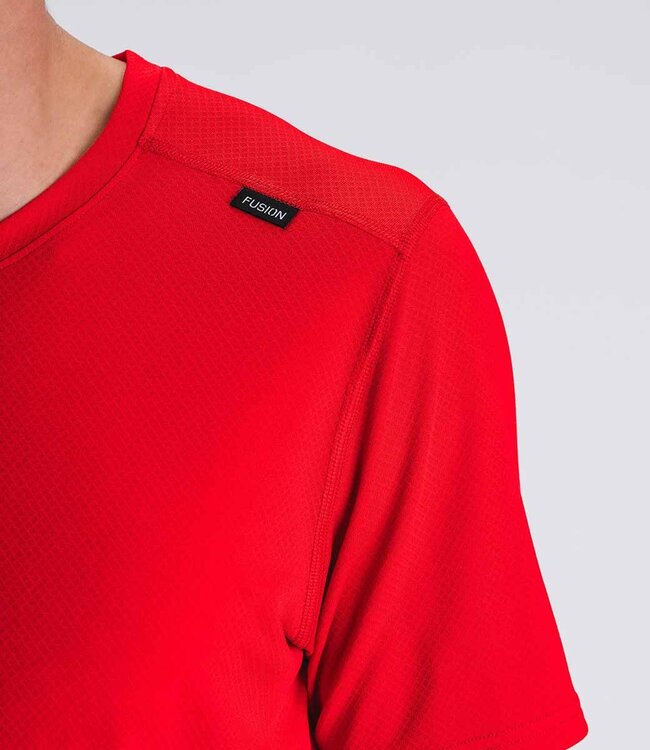 Fusion Mens Run T-Shirt Red
