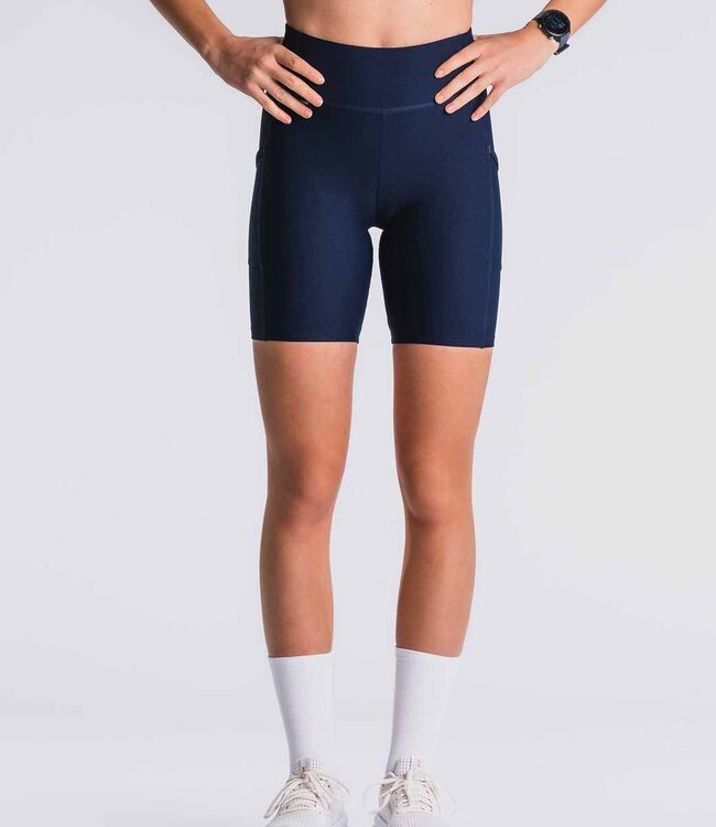 Fusion Womens Short Training Tights Night Blue