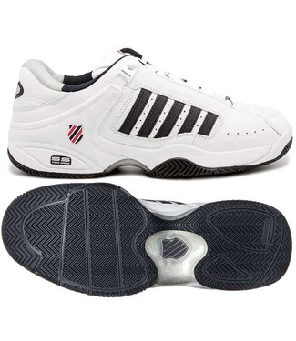 K-Swiss Tennisschoen K Swiss Men Defier Rs White Dress Blue Fiery Red