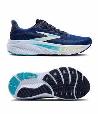 Brooks Ghost 17 W Wide Navy/Green/Turquoise