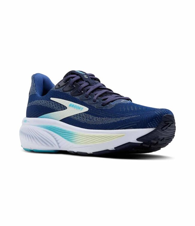 Brooks Ghost 17 W Wide Navy/Green/Turquoise