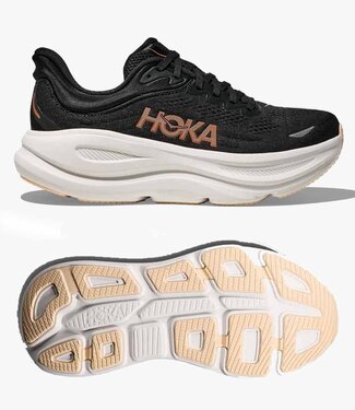 Hoka one one W Bondi 9  Black/Gold