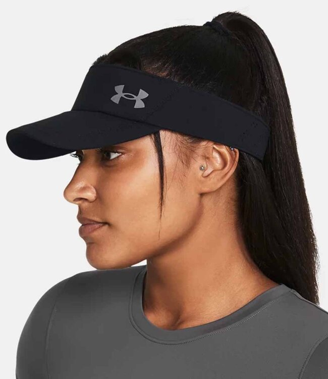 Under Armour Dames Launch zonneklep Iso-Chill Black