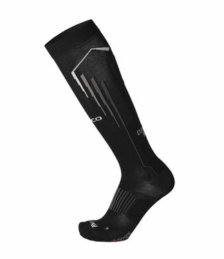 Mico Run Compressie Lightweight long Zwart-Grijs