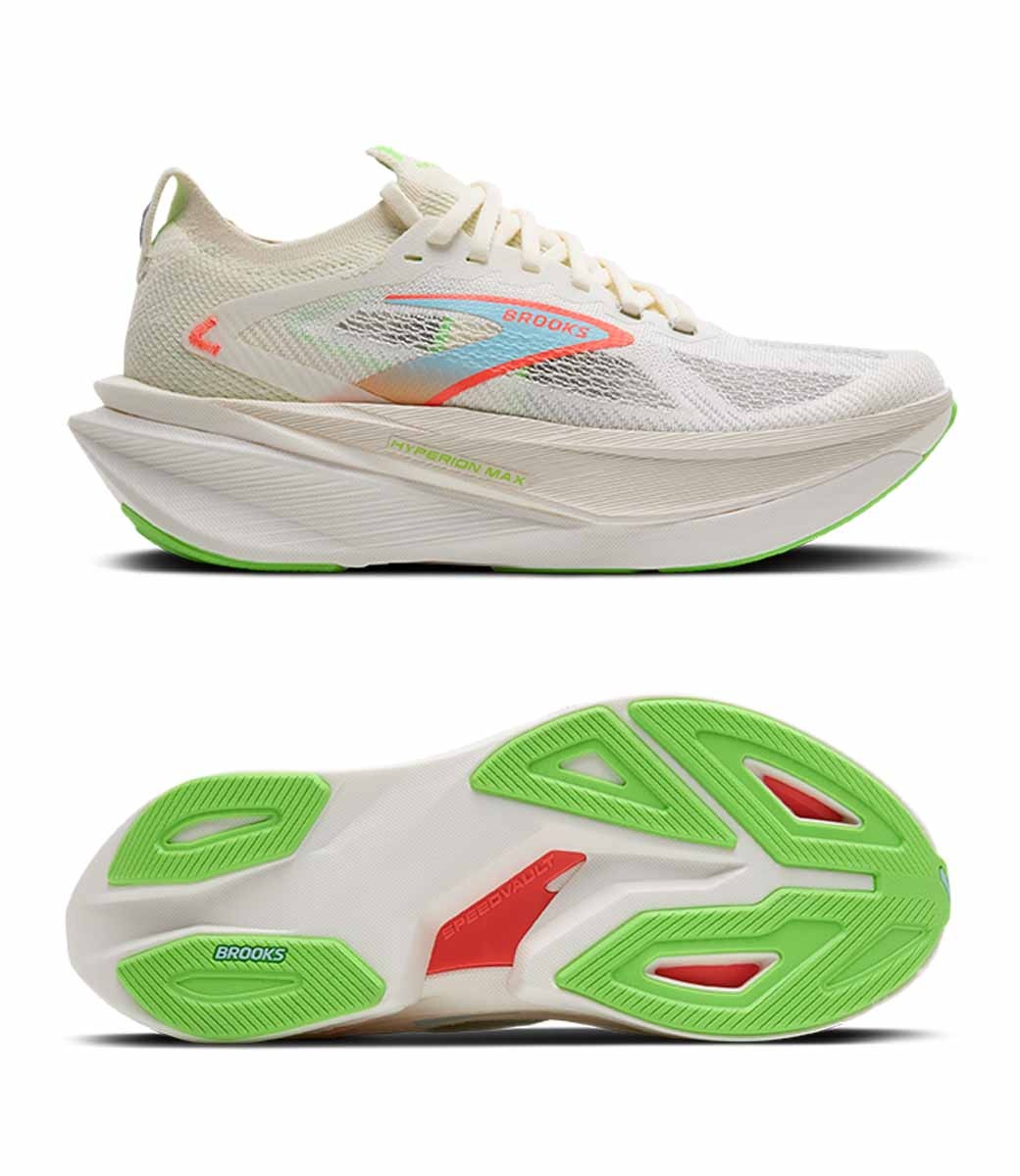 Brooks | Hyperion Max 3 Men Coconut/Green Gecko/Pink Clay  display picture 3