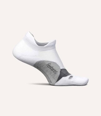 Feetures Elite Light Cushion No-Show Tab White