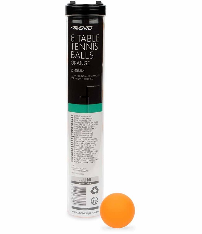Avento 6 Tafeltennisballen Orange