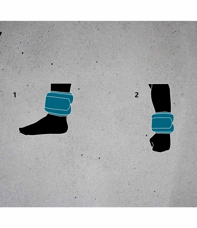 Avento Wrist/Ankle Weight 2 x 1 KG