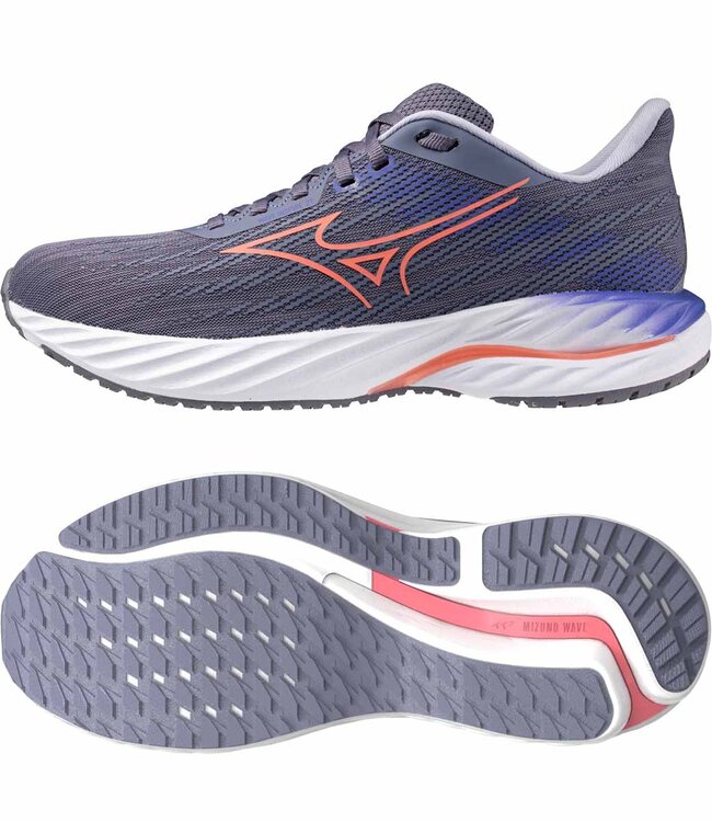 Mizuno Wave Inspire 21 Women Blue Granite/Strik Coral/Iris Blue