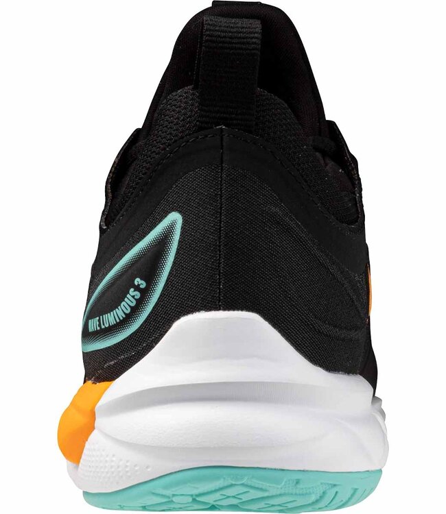 Mizuno Wave Luminous 3 Black/Tangelo/IceGreen