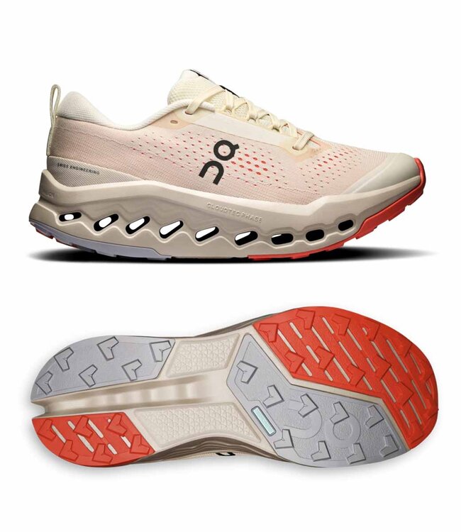 ONRunning Cloudsurfer Trail 2 Women Ivory | Salmon