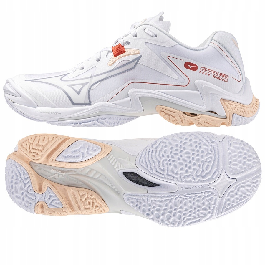 Mizuno | Wave Lightning Z8 W White/NavyPeony/PeachParfait - VS sport