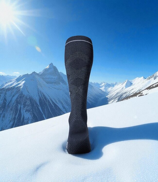 Stox Skiing Merino Socks women Navy/White