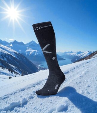 Stox Skiing Merino Socks Navy/White