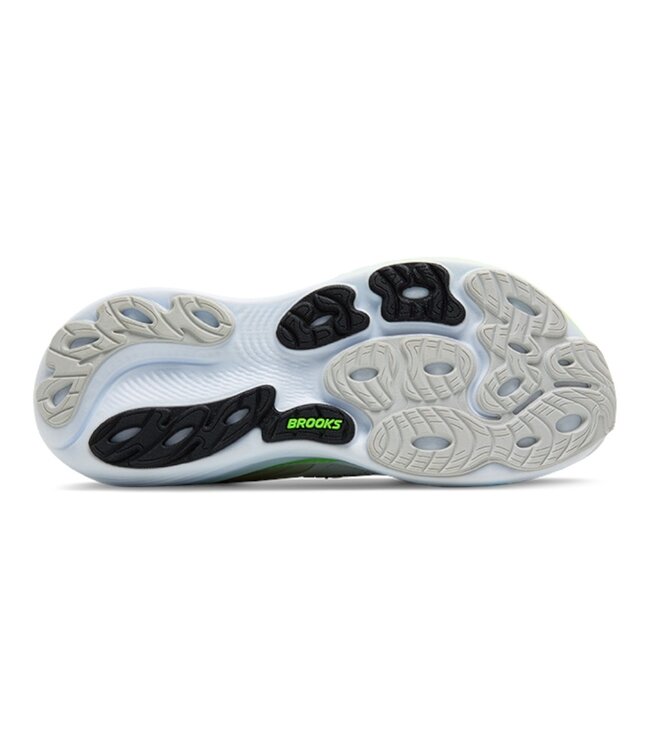 Brooks Adrenaline GTS 25 Men Oyster/Green Gecko/Blue