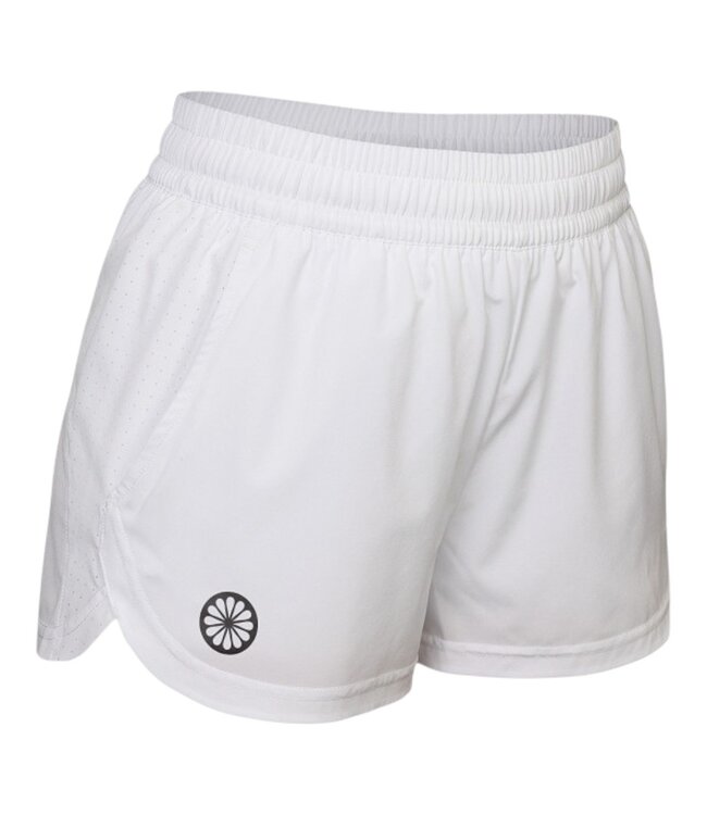 Indian maharadja Jaipur Women Peformance 2 in 1 Shorts White