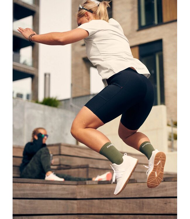 Fusion Womens Short Training Tights Super Black