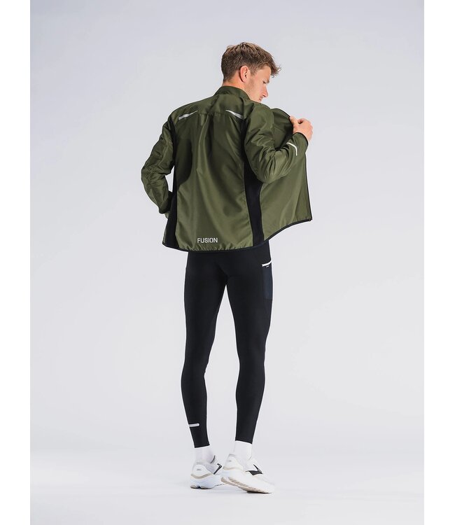 Fusion Men S1 Run Jacket Green
