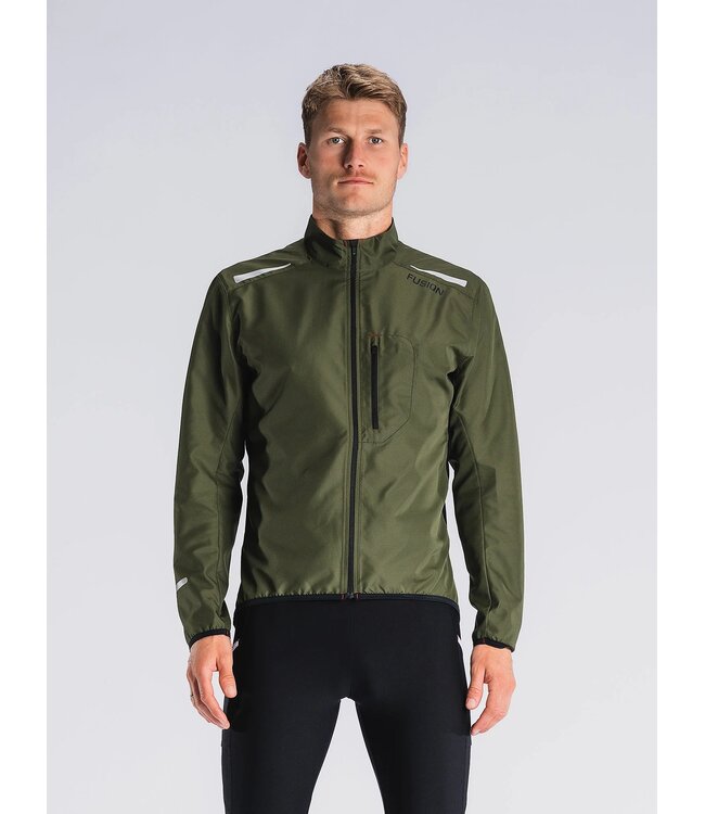 Fusion Men S1 Run Jacket Green