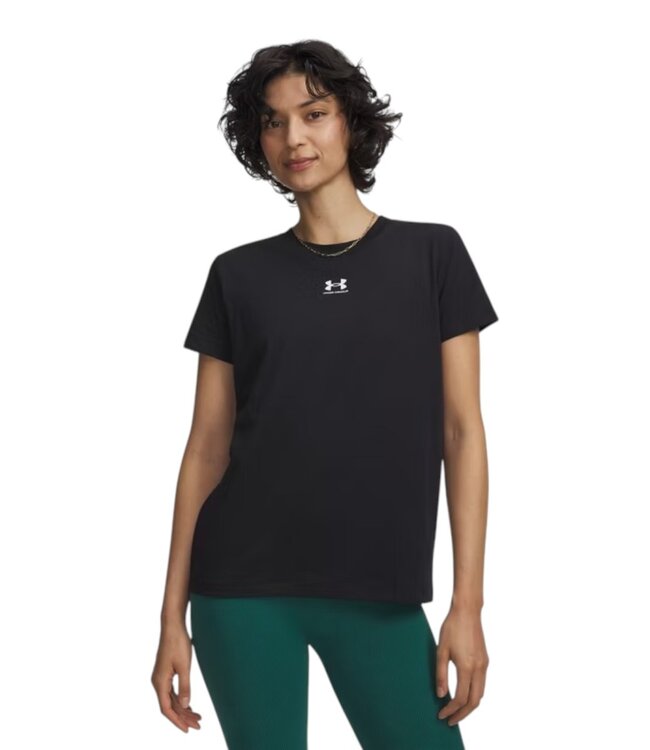 Under Armour Women's Rival Core SS Black