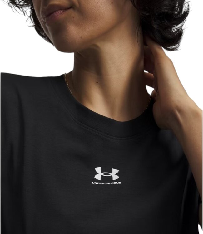 Under Armour Women's Rival Core SS Black