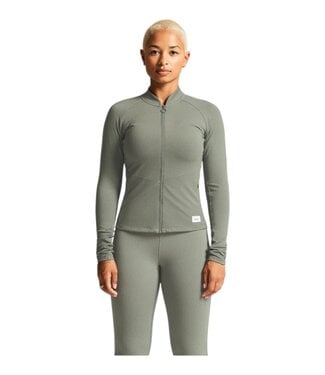 Craft Collective  Zip Sweater W Leaf